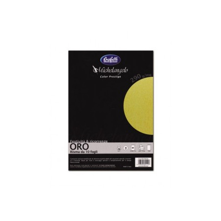 Risma 10 fogli 290gr Michelangelo